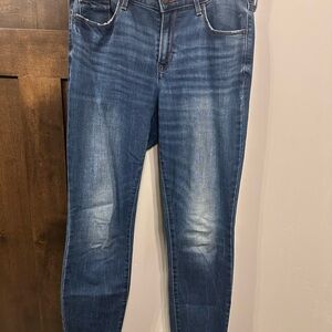 Women’s Old Navy Pop Icon Skinny Mid Rise Jeans Dark Wash - Size 8